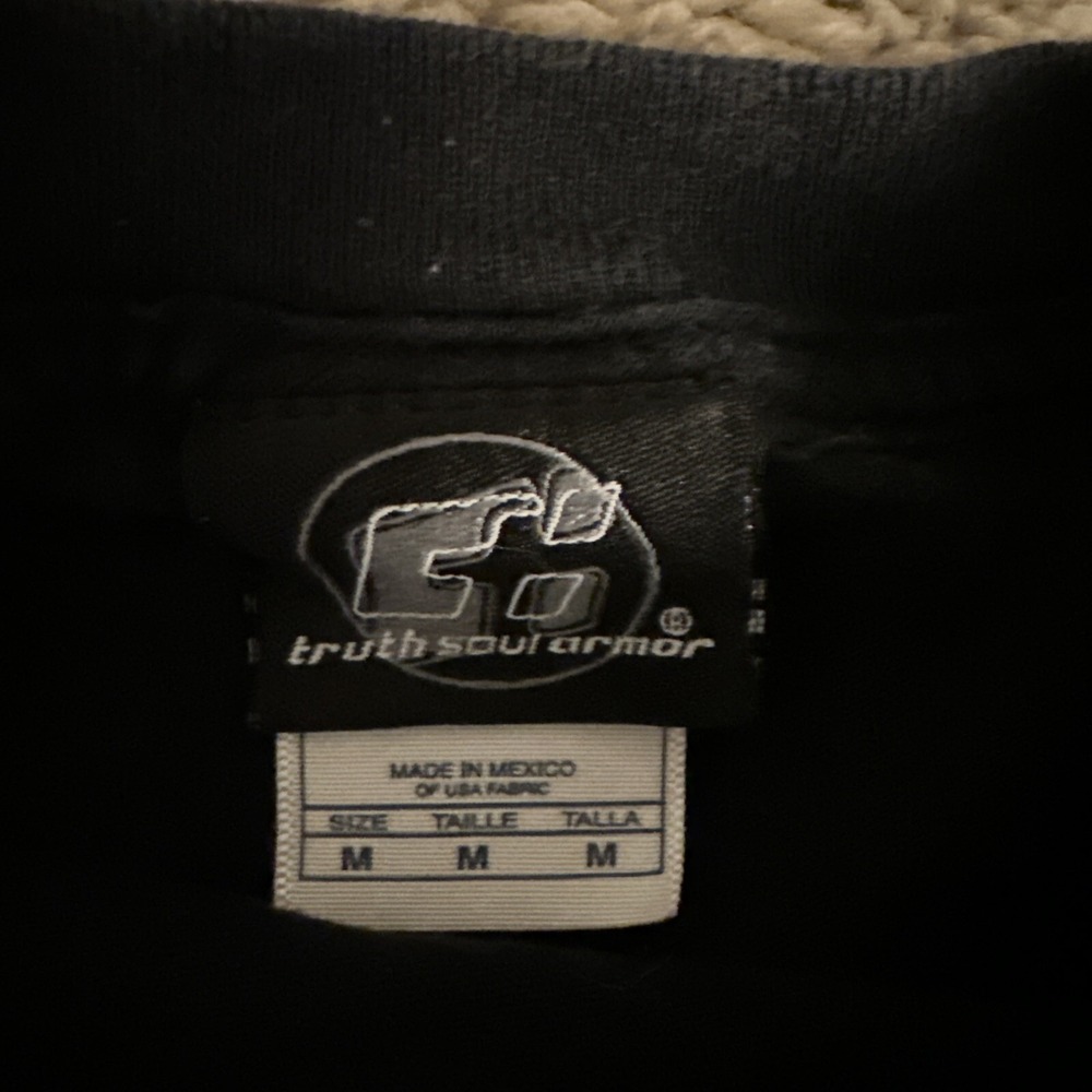 Truth Soul Armor Truth Industries Eagle Crest Graphic T-Shirt Black PurpleMens M - Picture 4 of 4